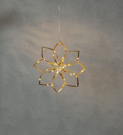Amaze hengende dekorasjon med belysning 30 cm - gull - Innredning - Julepynt & helgedekorasjon - Julepynt & juledekorasjon