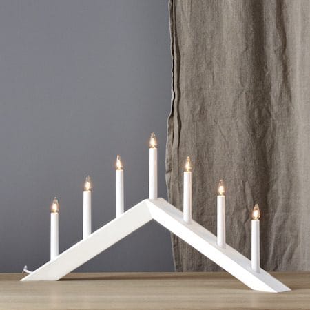 Arrow lysestake 69 cm - hvit - Innredning - Julepynt & helgedekorasjon - Julepynt & juledekorasjon
