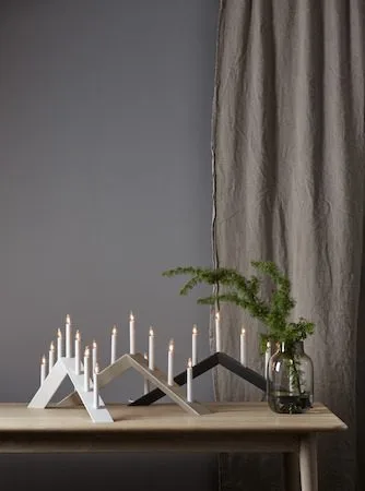 Arrow lysestake 69 cm - hvit - Innredning - Julepynt & helgedekorasjon - Julepynt & juledekorasjon
