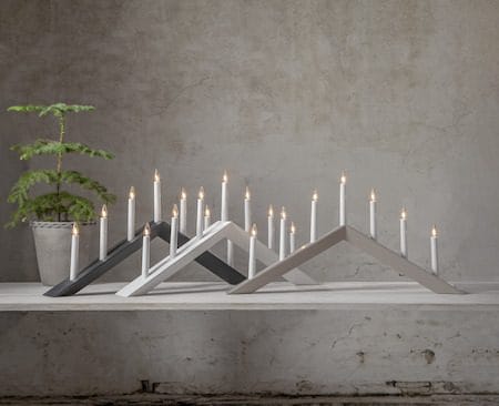 Arrow lysestake 69 cm - hvit - Innredning - Julepynt & helgedekorasjon - Julepynt & juledekorasjon