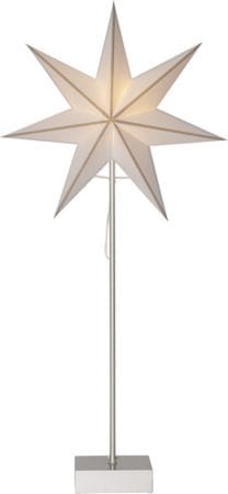 Astro stjerne på fot 35 cm - hvit og beige - Innredning - Julepynt & helgedekorasjon - Julepynt & juledekorasjon