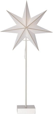Astro stjerne på fot 35 cm - hvit og beige - Innredning - Julepynt & helgedekorasjon - Julepynt & juledekorasjon