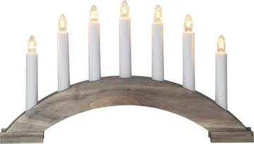 Bea lysestake 39 cm - brun - Innredning - Julepynt & helgedekorasjon - Julepynt & juledekorasjon