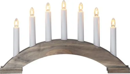 Bea lysestake 39 cm - brun - Innredning - Julepynt & helgedekorasjon - Julepynt & juledekorasjon