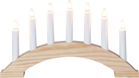 Bea lysestake 39 cm - naturfarget - Innredning - Julepynt & helgedekorasjon - Julepynt & juledekorasjon