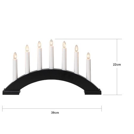 Bea lysestake 39 cm - svart - Innredning - Julepynt & helgedekorasjon - Julepynt & juledekorasjon