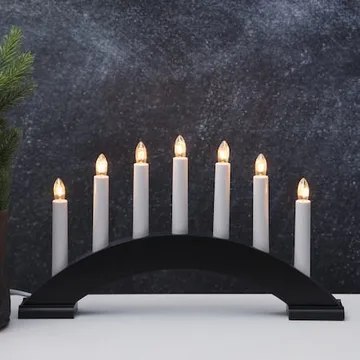 Bea lysestake 39 cm - svart - Innredning - Julepynt & helgedekorasjon - Julepynt & juledekorasjon