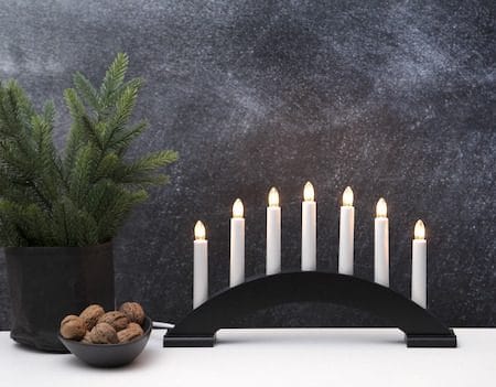 Bea lysestake 39 cm - svart - Innredning - Julepynt & helgedekorasjon - Julepynt & juledekorasjon