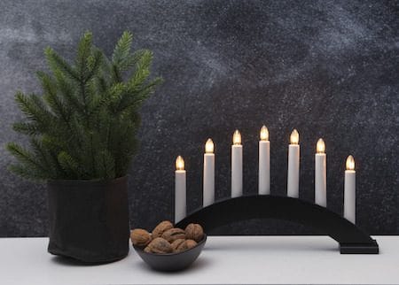 Bea lysestake 39 cm - svart - Innredning - Julepynt & helgedekorasjon - Julepynt & juledekorasjon