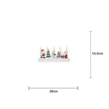Billy lysestake 28 cm - flerfarget - Innredning - Julepynt & helgedekorasjon - Julepynt & juledekorasjon