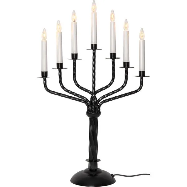Bore lysestake 38 cm, svart