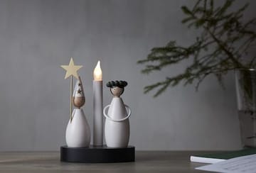 Christmas Joy lysestake 16 cm - hvit - Innredning - Julepynt & helgedekorasjon - Julepynt & juledekorasjon