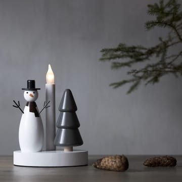 Christmas Joy lysestake 16 cm - hvit - Innredning - Julepynt & helgedekorasjon - Julepynt & juledekorasjon