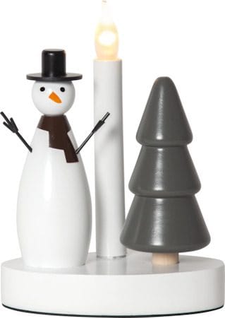 Christmas Joy lysestake 16 cm - hvit - Innredning - Julepynt & helgedekorasjon - Julepynt & juledekorasjon