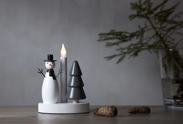Christmas Joy lysestake 16 cm - hvit - Innredning - Julepynt & helgedekorasjon - Julepynt & juledekorasjon