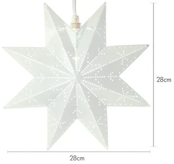 Classic julestjerne 28 cm - hvit - Innredning - Julepynt & helgedekorasjon - Julepynt & juledekorasjon