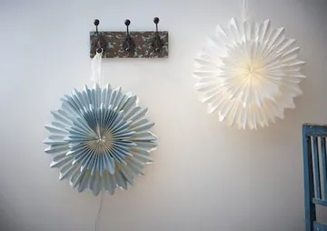 Crystal papirstjerne 50 cm - hvit - Innredning - Julepynt & helgedekorasjon - Julepynt & juledekorasjon