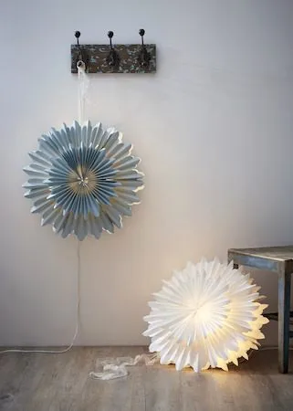Crystal papirstjerne 50 cm - hvit - Innredning - Julepynt & helgedekorasjon - Julepynt & juledekorasjon