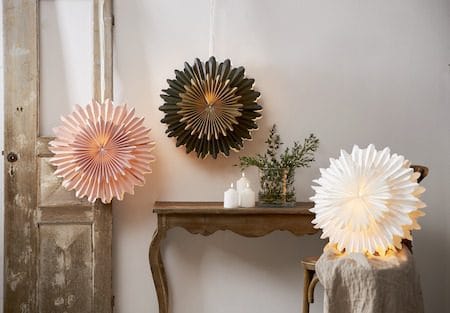 Crystal papirstjerne 50 cm - hvit - Innredning - Julepynt & helgedekorasjon - Julepynt & juledekorasjon
