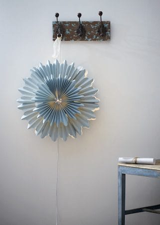 Crystal papirstjerne 50 cm - isblå - Innredning - Julepynt & helgedekorasjon - Julepynt & juledekorasjon