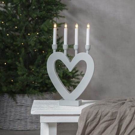 Dala lysestake 27 cm - grå - Innredning - Julepynt & helgedekorasjon - Julepynt & juledekorasjon