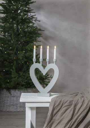 Dala lysestake 27 cm - grå - Innredning - Julepynt & helgedekorasjon - Julepynt & juledekorasjon