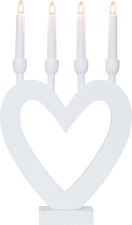Dala lysestake 27 cm - hvit - Innredning - Julepynt & helgedekorasjon - Julepynt & juledekorasjon