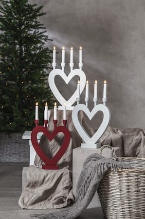 Dala lysestake 27 cm - hvit - Innredning - Julepynt & helgedekorasjon - Julepynt & juledekorasjon