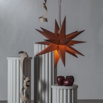 December papirstjerne 55 cm - brun - Innredning - Julepynt & helgedekorasjon - Julepynt & juledekorasjon