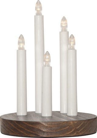 Doris lysestake 17,5 cm - brun - Innredning - Julepynt & helgedekorasjon - Julepynt & juledekorasjon