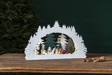 Forest Friends lysestake 45 cm - flerfarget - Innredning - Julepynt & helgedekorasjon - Julepynt & juledekorasjon