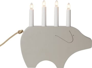 Gry lysestake 28,5 cm - beige - Innredning - Julepynt & helgedekorasjon - Julepynt & juledekorasjon