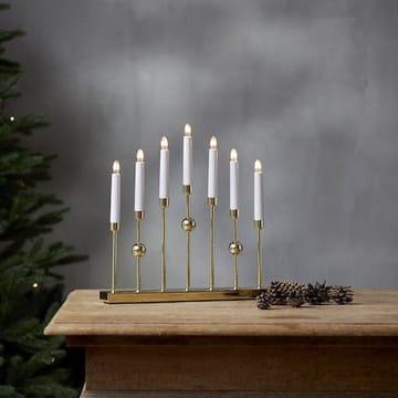 Gustavo lysestake 37 cm - messing - Innredning - Julepynt & helgedekorasjon - Julepynt & juledekorasjon