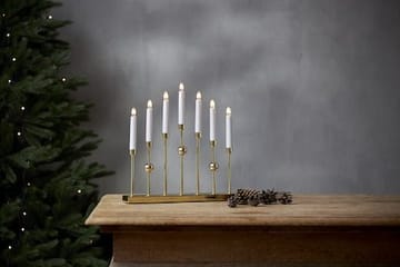 Gustavo lysestake 37 cm - messing - Innredning - Julepynt & helgedekorasjon - Julepynt & juledekorasjon