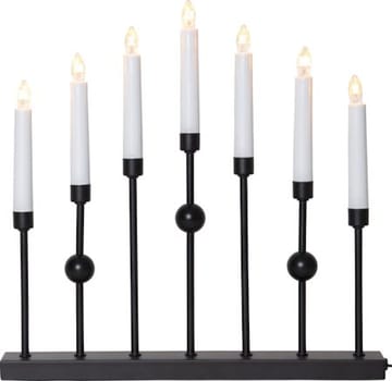 Gustavo lysestake 37 cm - svart - Innredning - Julepynt & helgedekorasjon - Julepynt & juledekorasjon