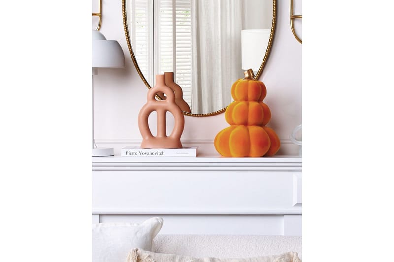 Prydnadsfigur Beliani Kalamata Orange||GOLD - Innredning - Julepynt & helgedekorasjon - Halloweendekorasjon