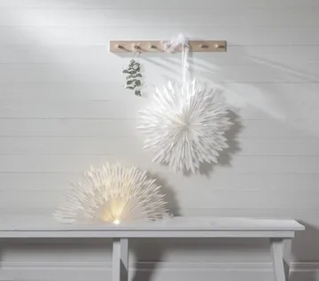 Ice papirstjerne 70 cm - hvit - Innredning - Julepynt & helgedekorasjon - Julepynt & juledekorasjon