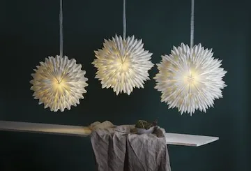 Ice papirstjerne 70 cm - hvit - Innredning - Julepynt & helgedekorasjon - Julepynt & juledekorasjon