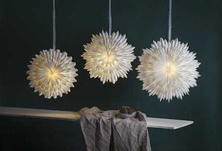 Ice papirstjerne 70 cm - hvit - Innredning - Julepynt & helgedekorasjon - Julepynt & juledekorasjon