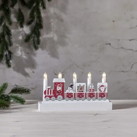 Jolly lysestake 28 cm - flerfarget - Innredning - Julepynt & helgedekorasjon - Julepynt & juledekorasjon