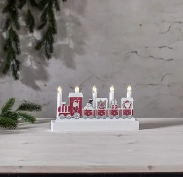 Jolly lysestake 28 cm - flerfarget - Innredning - Julepynt & helgedekorasjon - Julepynt & juledekorasjon