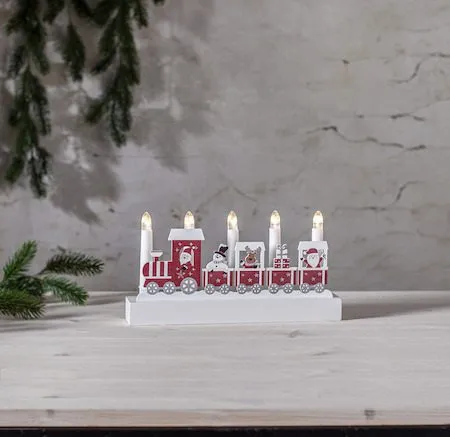 Jolly lysestake 28 cm - flerfarget - Innredning - Julepynt & helgedekorasjon - Julepynt & juledekorasjon