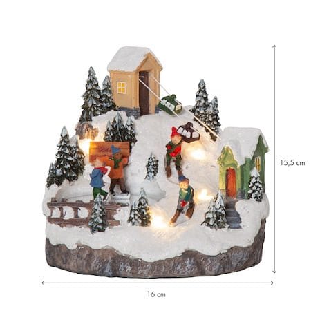 Alpville juledekorasjonsbelysning 16 cm - Flerfarget - Innredning - Julepynt & helgedekorasjon - Julepynt & juledekorasjon - Juleengel & julefigur