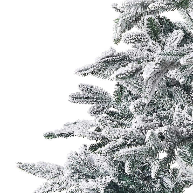 Bassie Snøete Plastgran 240 cm - Hvit/Grønn - Innredning - Julepynt & helgedekorasjon - Julepynt & juledekorasjon - Plastjuletre