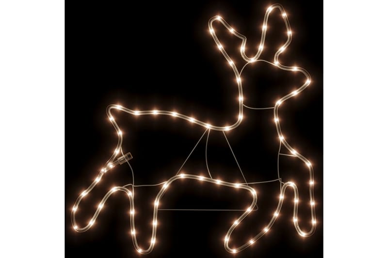 beBasic Julereinsdyrfigur med 72 lysdioder varmhvit - Lys jul - Julepynt & juledekorasjon