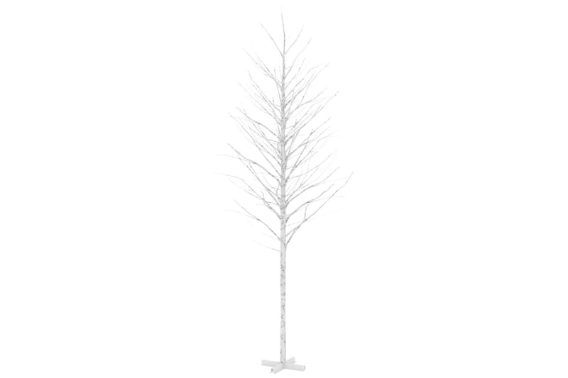 beBasic LED-bjørketre varmhvit 672 lysdioder 400 cm - Plastjuletre