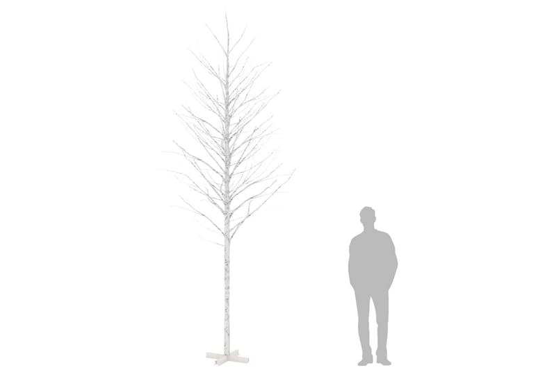 beBasic LED-bjørketre varmhvit 672 lysdioder 400 cm - Innredning - Julepynt & helgedekorasjon - Julepynt & juledekorasjon - Plastjuletre