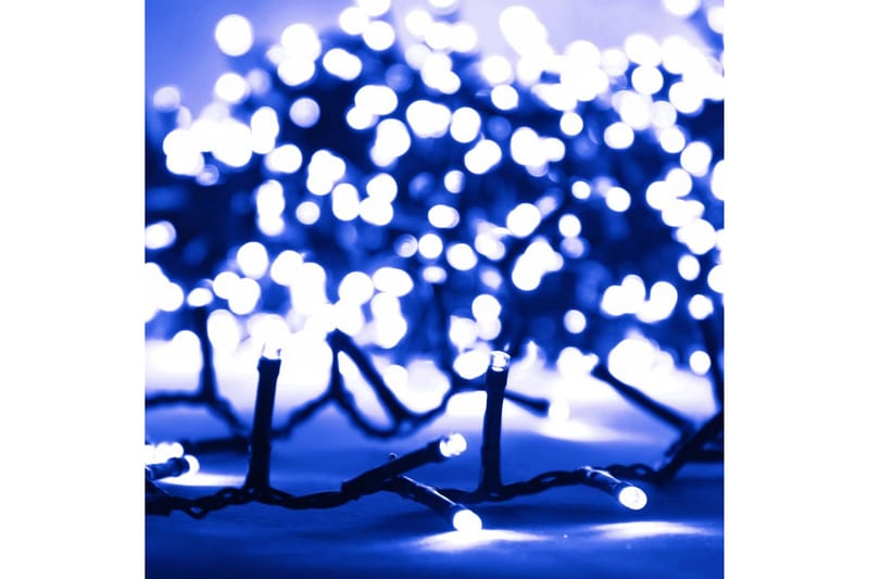 beBasic LED-strenglys med 1000 lysdioder blå 10 m PVC - Innredning - Julepynt & helgedekorasjon - Julepynt & juledekorasjon - Lys jul