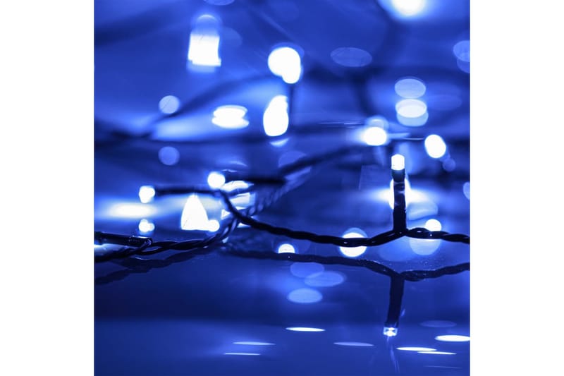 beBasic LED-strenglys med 150 lysdioder blå 15 m PVC - BlÃ¥ - Lys jul - Julepynt & juledekorasjon