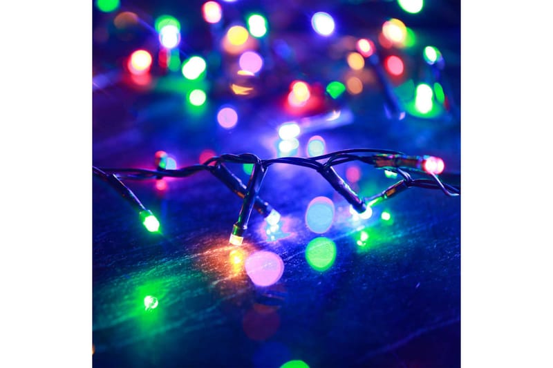 beBasic LED-strenglys med 2000 lysdioder flerfarget 20 m PVC - Lys jul - Julepynt & juledekorasjon